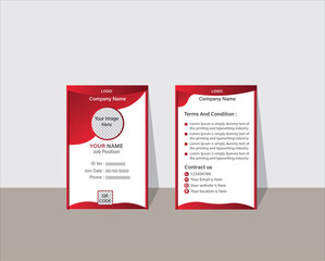 Professional ID Card Template – Modern, Editable & Ready to Print