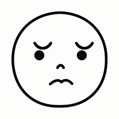 Angry Child With a Pouting Face Showing Strong Displeasure