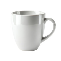 Simple White Coffee Mug with Clean Lines and Modern Design