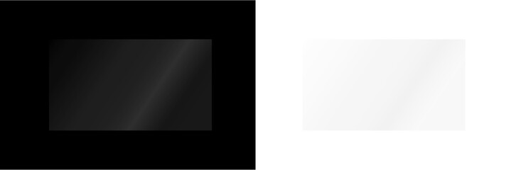 Transparent Television Screen with Soft Light Reflection