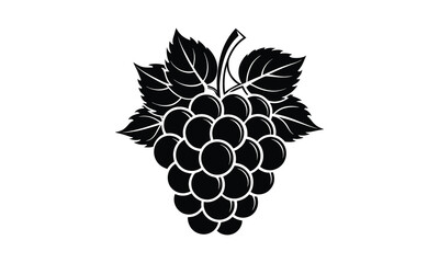 Grape t shirt design silhouette and vector Aesthetic Grape SVG for Stickers and Sublimation