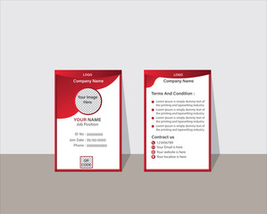 Professional ID Card Template – Modern, Editable & Ready to Print
