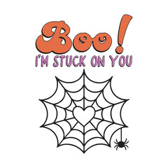 Halloween Quote Kawaii Retro 