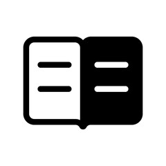 Book Icon Vector Symbol Design Illustration