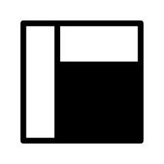 Fototapeta premium Layout Icon Vector Symbol Design Illustration