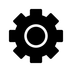 Cog Icon Vector Symbol Design Illustration