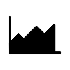 Graph Icon Vector Symbol Design Illustration