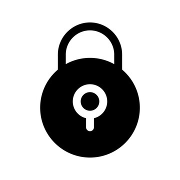 Lock Icon Vector Symbol Design Illustration