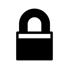 Lock Icon Vector Symbol Design Illustration