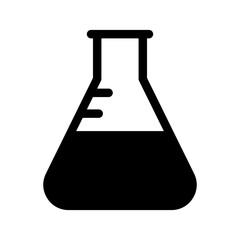 Flask Icon Vector Symbol Design Illustration