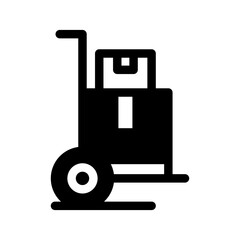 Trolley Icon Vector Symbol Design Illustration