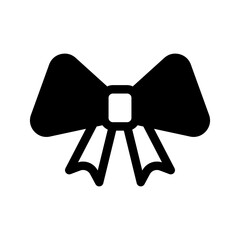 Bow Icon Vector Symbol Design Illustration