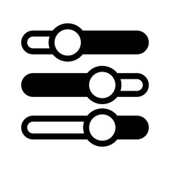 Adjustment Icon Vector Symbol Design Illustration