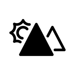 Landscape Icon Vector Symbol Design Illustration