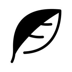 Leaf Icon Vector Symbol Design Illustration