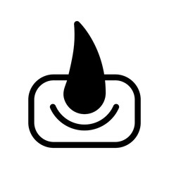 Hair Icon Vector Symbol Design Illustration