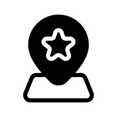 Map Pin Icon Vector Symbol Design Illustration