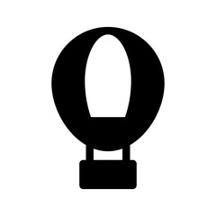 Air Balloon Icon Vector Symbol Design Illustration