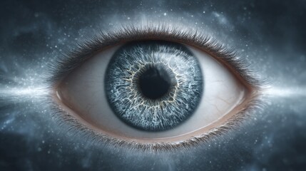 Futuristic ai surveillance wireless home security camera gigapixel cctv eye in the sky high-tech monitoring environment