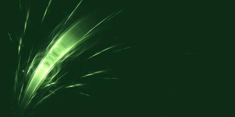 Leuchtendes Glasfaserkabel für ultraschnelles Internet – perfekte Verbindung für Streaming, Energie & moderne Kommunikation, Wissenschaft, Technologie, Forschung, grün