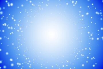 Digitally generated White light dots on blue