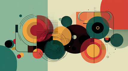 abstract music background with musical notes