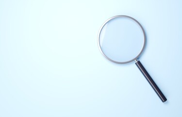 3Dイラスト_虫眼鏡