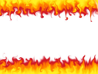 burning fire orange flame frame