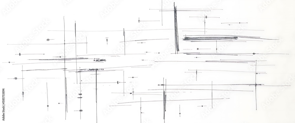 Poster abstract black and white background with geometric lines creates a modern and minimal design, offeri