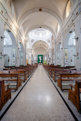 Cathedral basilica of the city of Popayán, located in Colombia, a pilgrimage site especially...