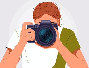 Photographer with Camera