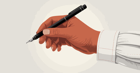 Hand Writing with Pen