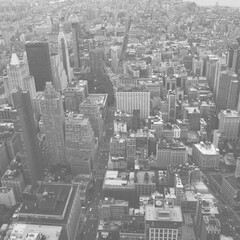 Aerial of skyscraper in the city