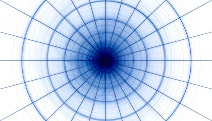 Abstract circular design with radiating lines