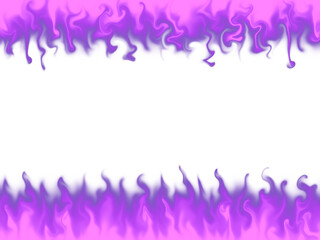  burning fire purple flame frame