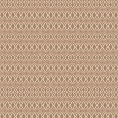 Seamless kilim-style pattern with repeating diamonds. Symmetrical abstract background in brown and beige