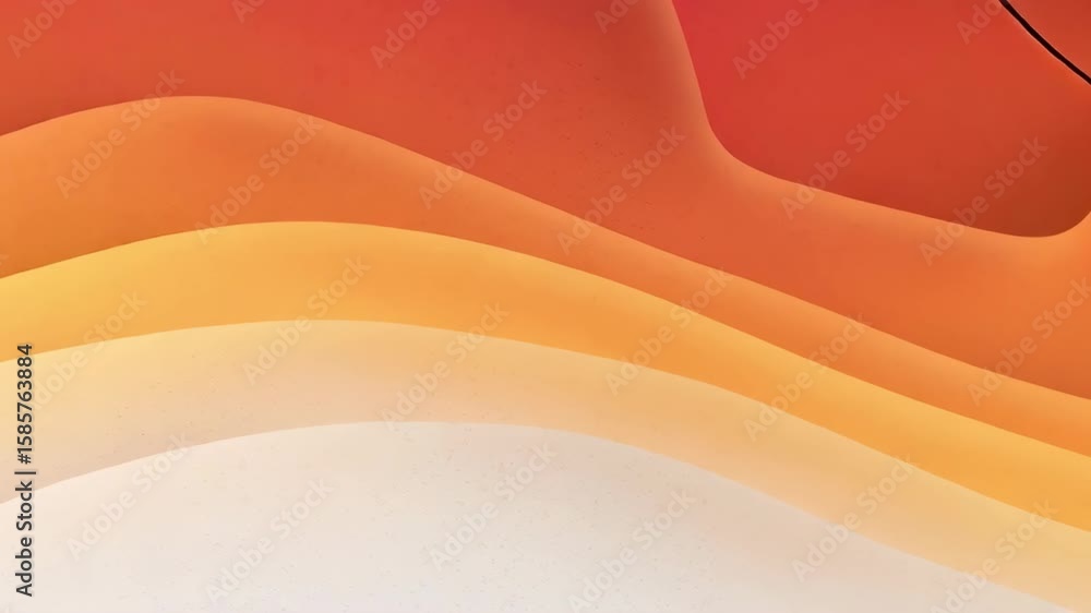 Poster abstract waves in vibrant colors showcasing fluid shapes and smooth gradients creating visual depth