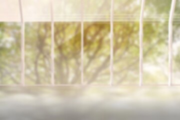 Defoused image of glass wall