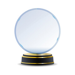 Golden number one trophy design symbolizing first place. Luxury element for winner recognition, success, or special event promotion.