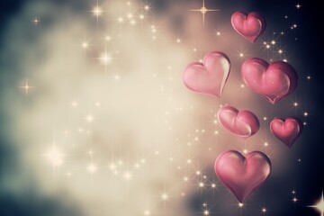Digitally generated Valentines heart design