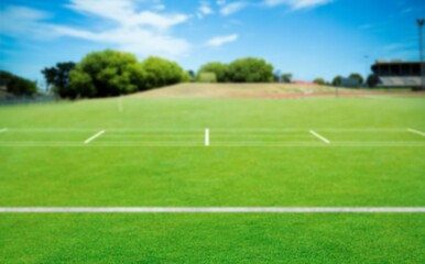 Composite image of soccer field