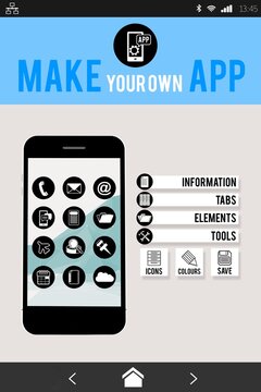 Fototapeta Make your own app smartphone