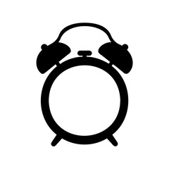 clock black silhouette vector, alarm clock silhouette, clock icon clipart