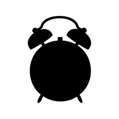 clock black silhouette vector, alarm clock silhouette, clock icon clipart