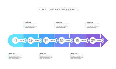 Business road map timeline infographic concept. with icons and 6 steps, workflow layout, diagram, report, web design. Business Milestone. Vector illustration