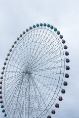 The Ferris wheel building in the amusement park