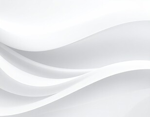 Abstract white wavy shapes (2)