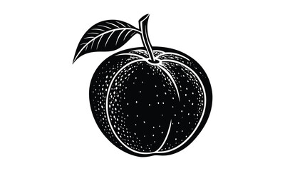 Peach fruit t shirt design silhouette and vector Peach Graphic Design Perfect for Trendy Brands