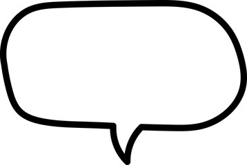 Text and Speech Bubble