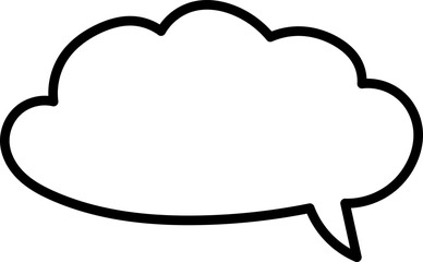 Text and Speech Bubble